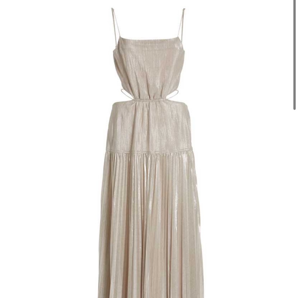Jonathan Simkhai Gold Daisy Gown